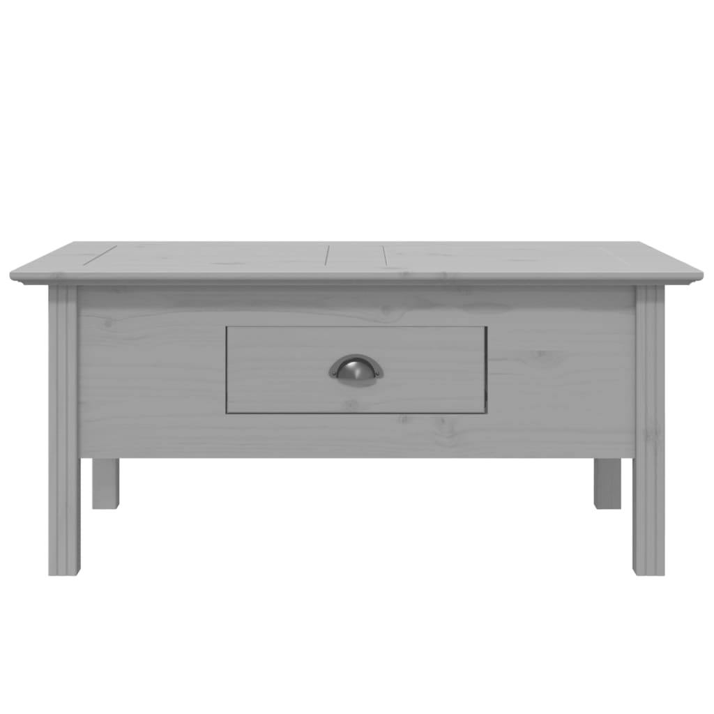 vidaXL Coffee Table BODO Grey 100x55x45 cm Solid Wood Pine 3