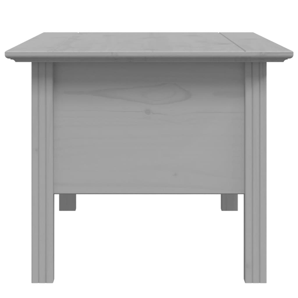 vidaXL Coffee Table BODO Grey 100x55x45 cm Solid Wood Pine 5