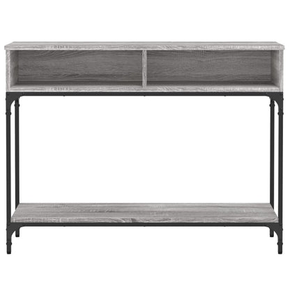 vidaXL Console Table Grey Sonoma 100x30.5x75 cm Engineered Wood 5