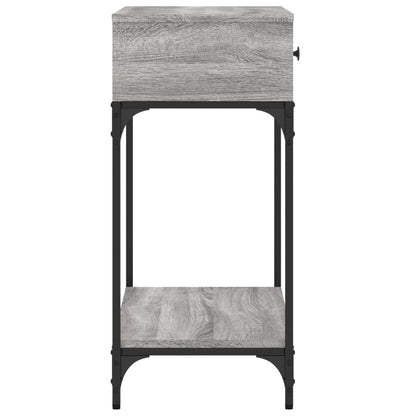 vidaXL Console Table Grey Sonoma 75x34,5x75 cm Engineered Wood 6