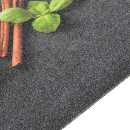 vidaXL Kitchen Rug Washable Spices 60x300 cm Velvet 3