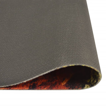 vidaXL Kitchen Rug Washable Spoon & Spices 60x300 cm Velvet 4