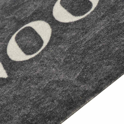 vidaXL Kitchen Rug Washable Cooking Black 60x300 cm Velvet 3