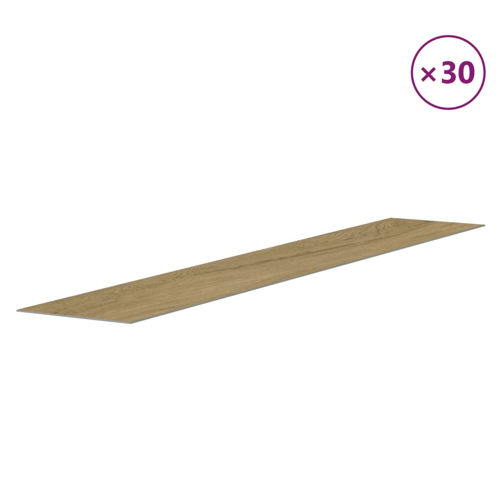 vidaXL Wall Panels Wood Look Brown PVC 4,12 m² 4
