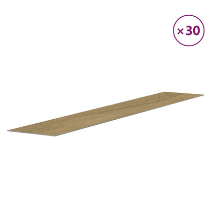 vidaXL Wall Panels Wood Look Brown PVC 4,12 m² 4
