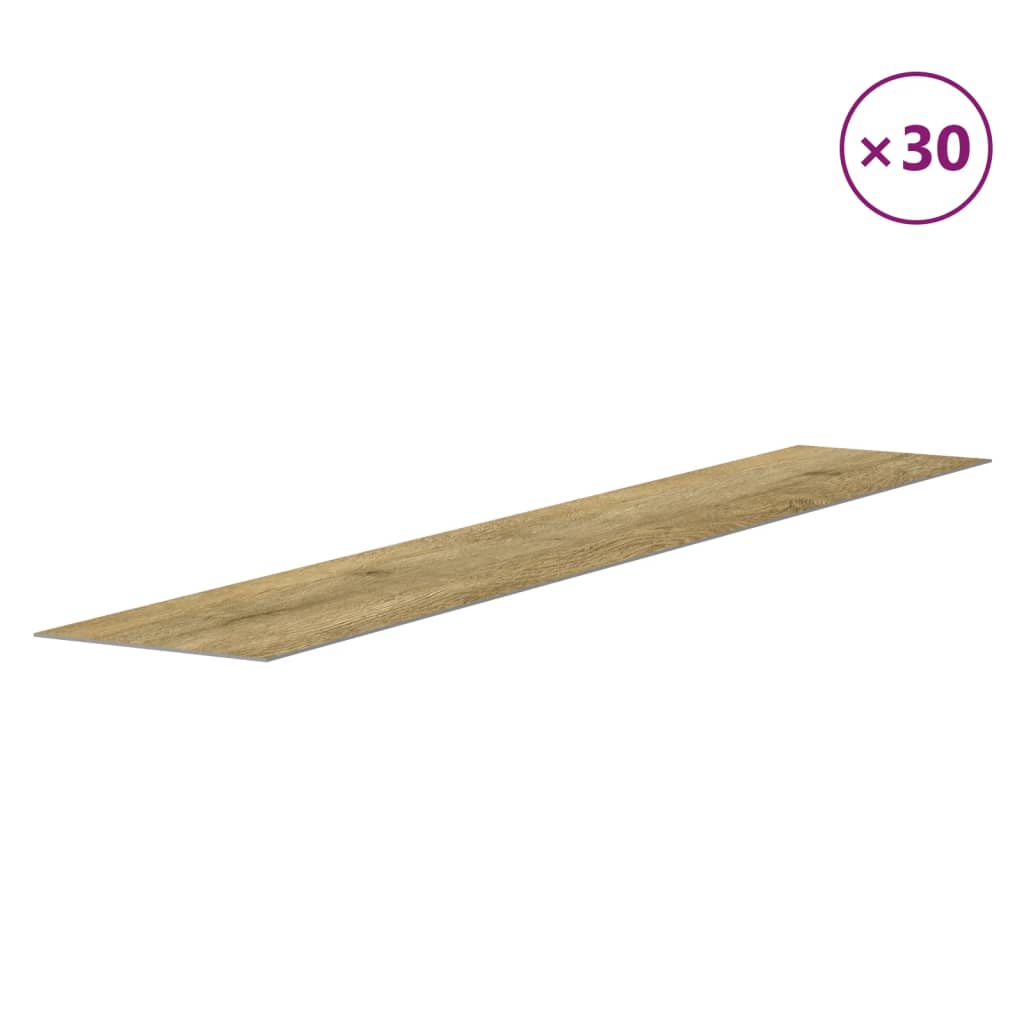 vidaXL Wall Panels Wood Look Brown PVC 4,12 m² 4