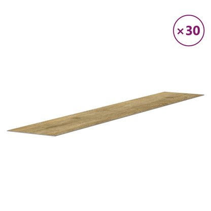 vidaXL Wall Panels Wood Look Brown PVC 4,12 m² 4