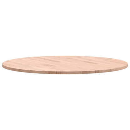 vidaXL Table Top Ø70x1.5 cm Round Solid Wood Beech 6