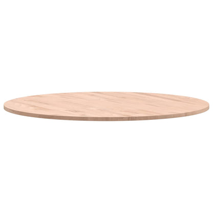 vidaXL Table Top Ø80x1.5 cm Round Solid Wood Beech 5