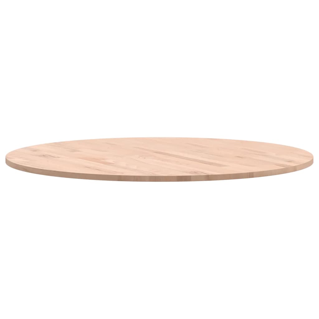 vidaXL Table Top Ø80x1.5 cm Round Solid Wood Beech 6