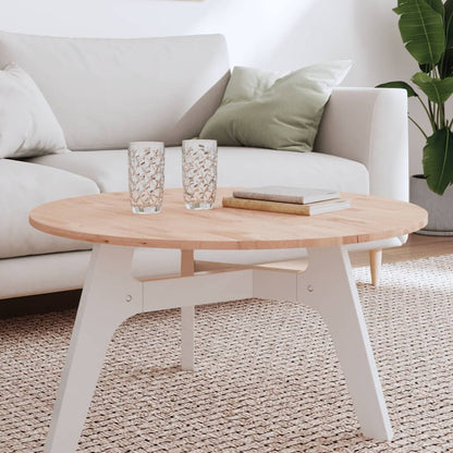 vidaXL Table Top Ø80x1.5 cm Round Solid Wood Beech 1