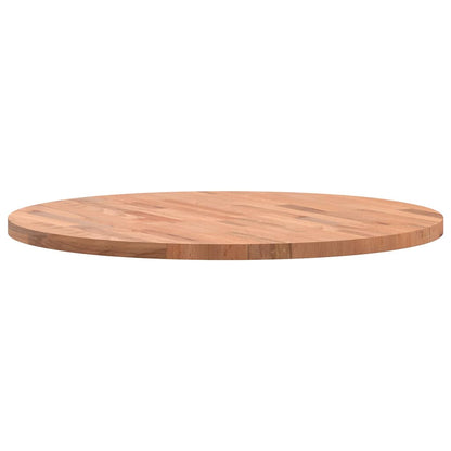 vidaXL Table Top Ø70x2.5 cm Round Solid Wood Beech 6