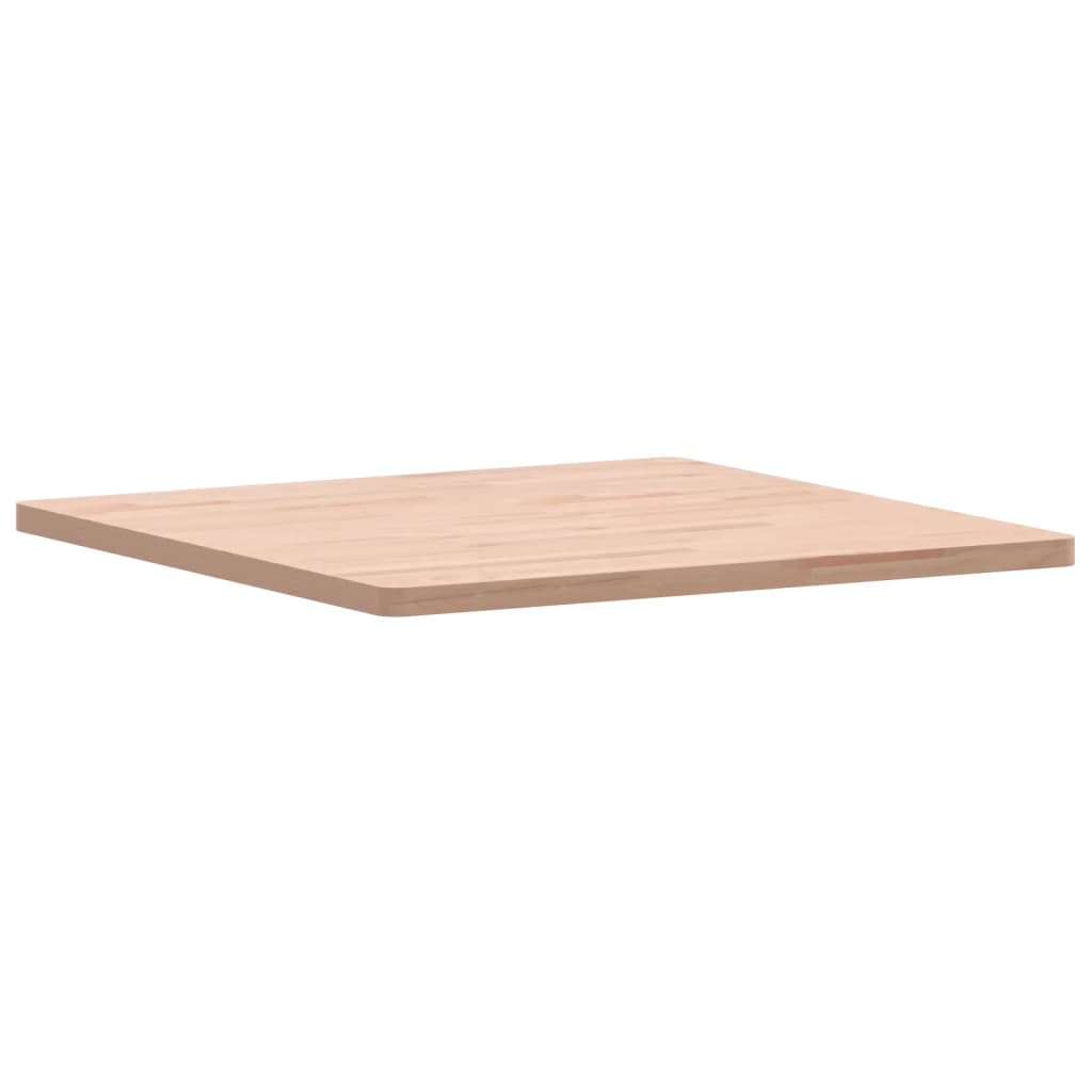 vidaXL Table Top 70x70x2.5 cm Square Solid Wood Beech 3