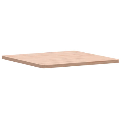 vidaXL Table Top 70x70x2.5 cm Square Solid Wood Beech 3