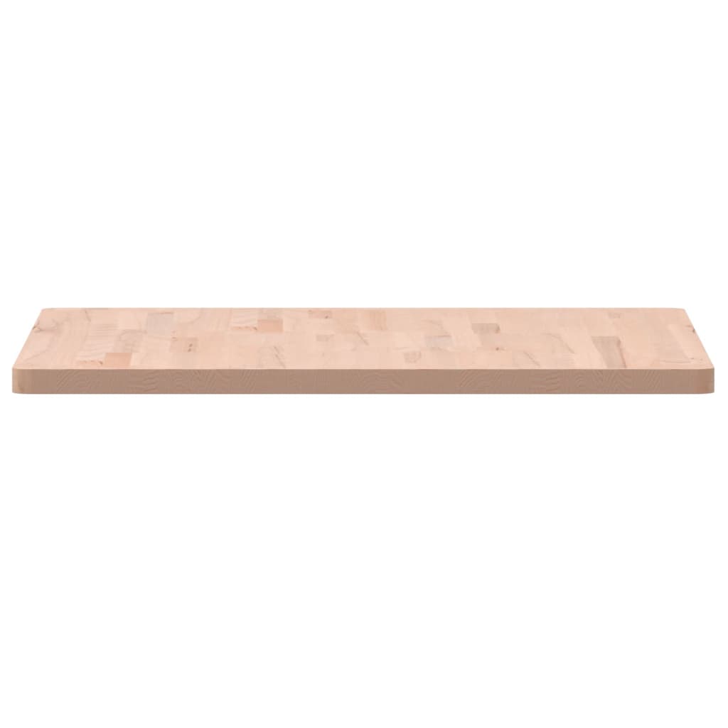 vidaXL Table Top 70x70x2.5 cm Square Solid Wood Beech 5
