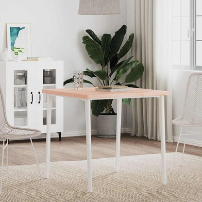 vidaXL Table Top 70x70x2.5 cm Square Solid Wood Beech 1