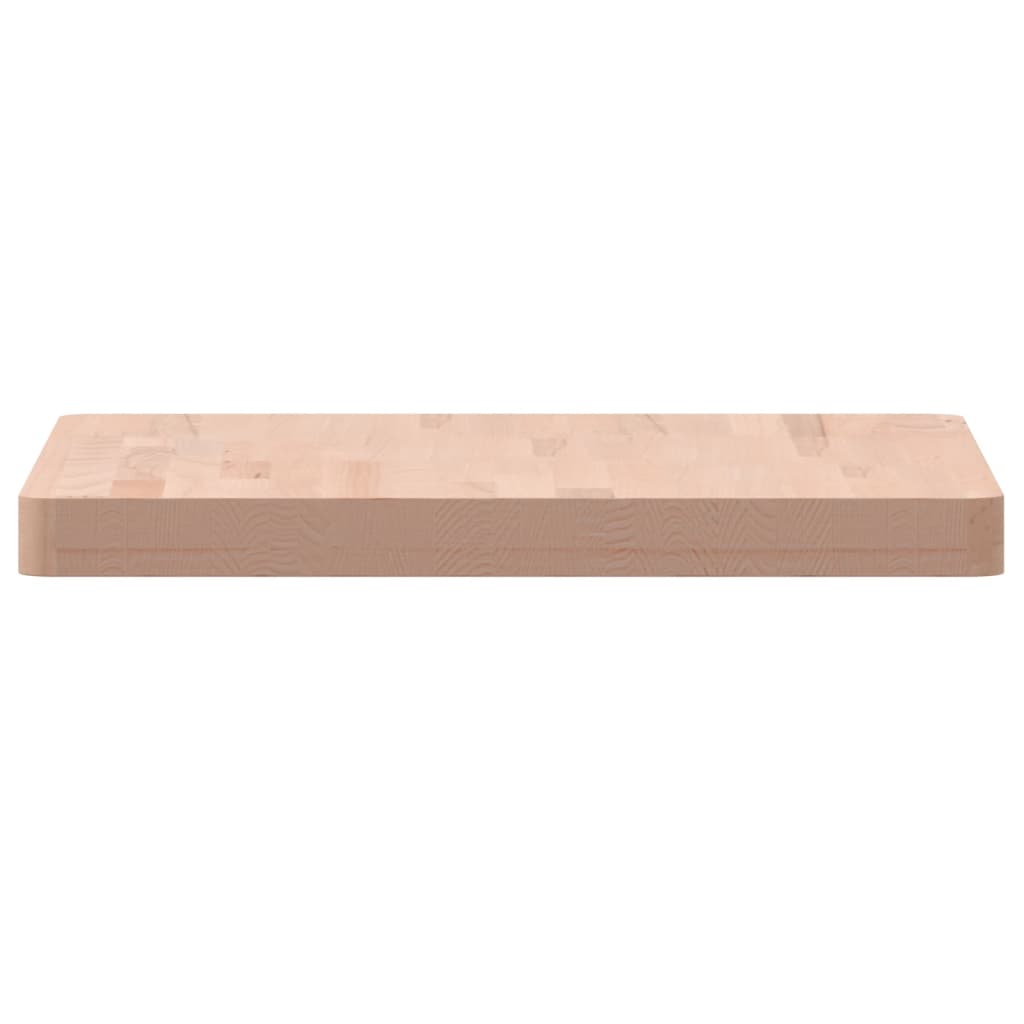 vidaXL Table Top 50x50x4 cm Square Solid Wood Beech 5