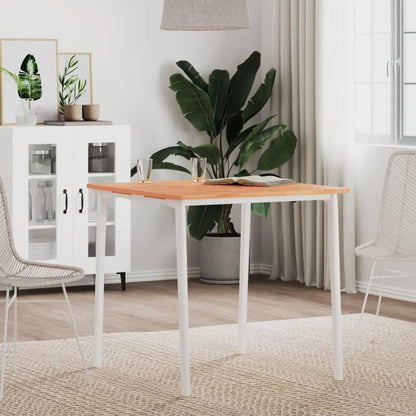 vidaXL Table Top Square Solid Wood Beech Brown 60 x 60 x 4 cm – 90 x 90 x 4 cm