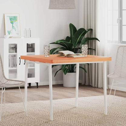 Table Top Square Solid Wood Beech Brown 60 x 60 x 4 cm – 90 x 90 x 4 cm 80 x 80 x 4 cm
