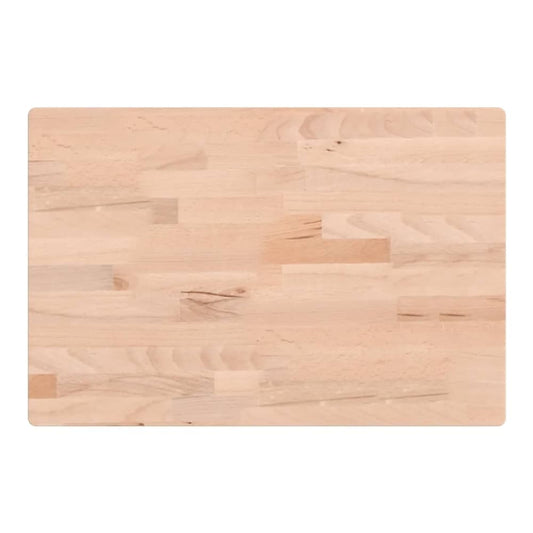 Bathroom Countertop Solid Wood Beech Natural 60 cm 4 cm 40 cm