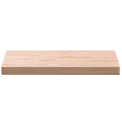 vidaXL Bathroom Countertop 60x40x4 cm Solid Wood Beech 4