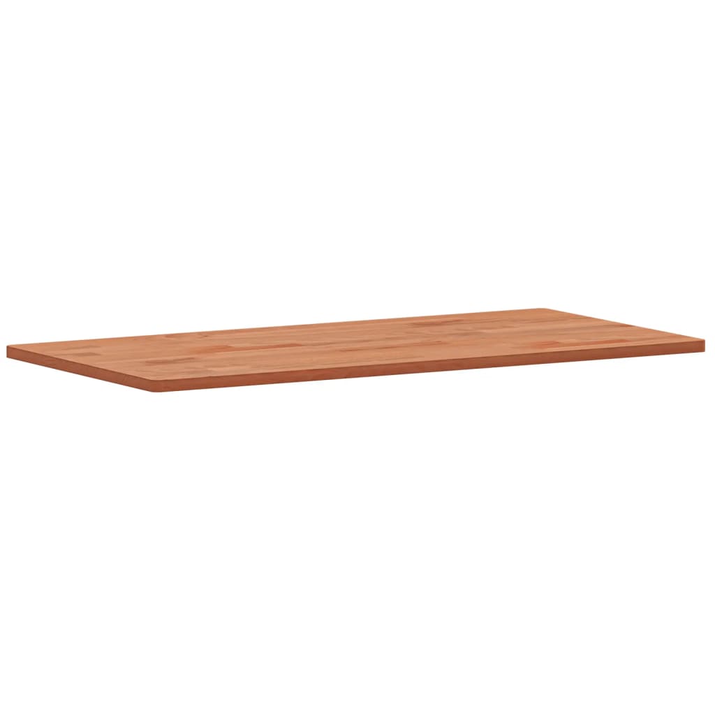 vidaXL Bathroom Countertop 100x50x1.5 cm Solid Wood Beech 3
