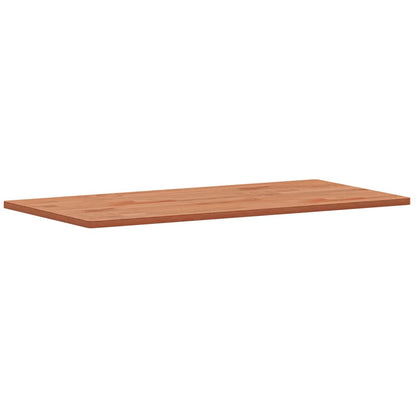 vidaXL Bathroom Countertop 100x50x1.5 cm Solid Wood Beech 3
