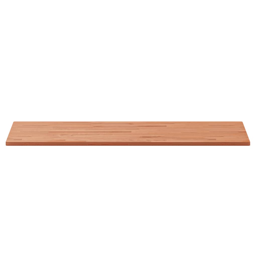 vidaXL Bathroom Countertop 100x50x1.5 cm Solid Wood Beech 4