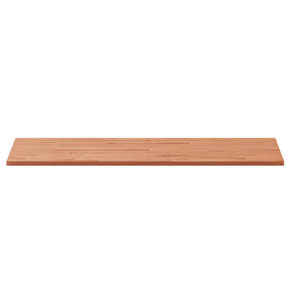 vidaXL Bathroom Countertop 100x50x1.5 cm Solid Wood Beech 4