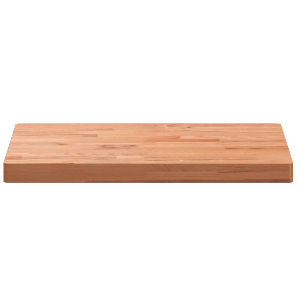 vidaXL Bathroom Countertop 80x40x4 cm Solid Wood Beech 4