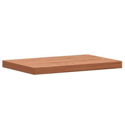 vidaXL Bathroom Countertop 60x40x4 cm Solid Wood Beech 3