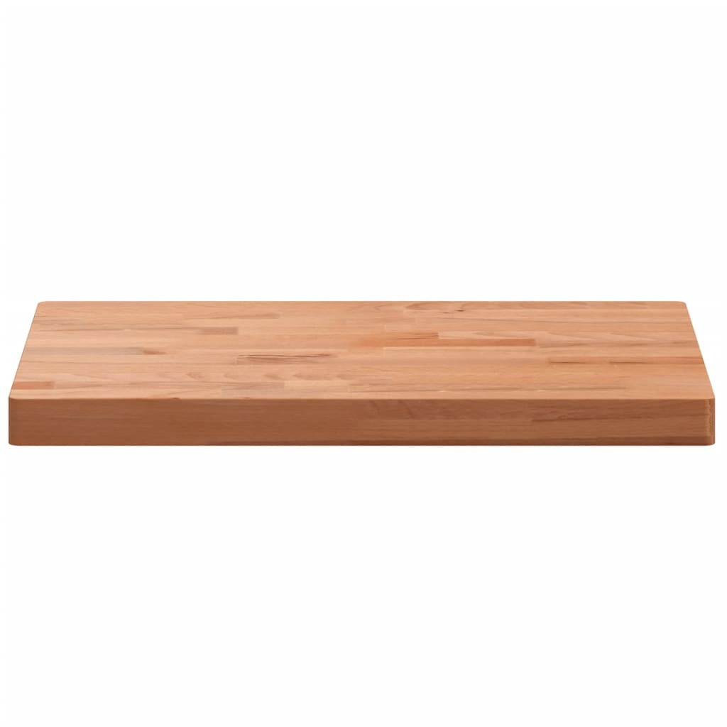 vidaXL Bathroom Countertop 60x40x4 cm Solid Wood Beech 4