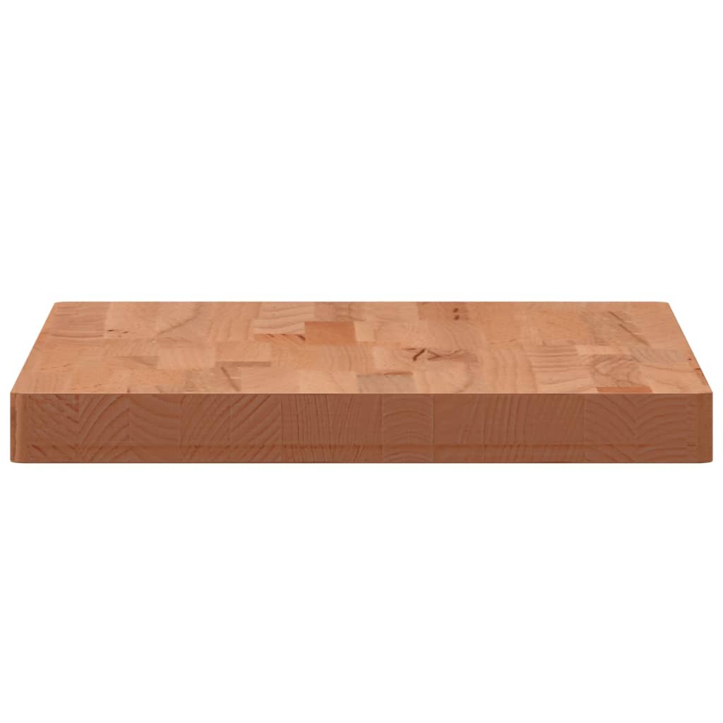 vidaXL Bathroom Countertop 60x40x4 cm Solid Wood Beech 5
