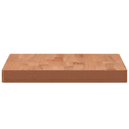 vidaXL Bathroom Countertop 60x40x4 cm Solid Wood Beech 5