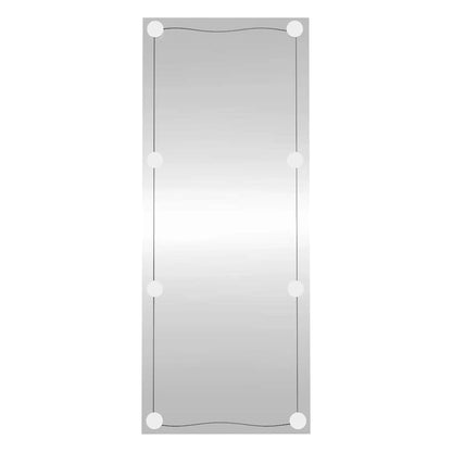 vidaXL Wall Mirror with LED Lights 40x100 cm Glass Rectangle 2