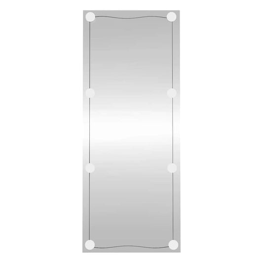 vidaXL Wall Mirror with LED Lights 40x100 cm Glass Rectangle 2