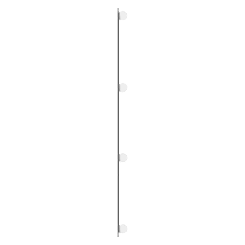 vidaXL Wall Mirror with LED Lights 40x100 cm Glass Rectangle 6