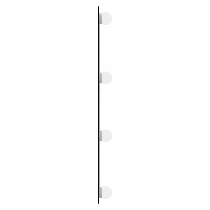 vidaXL Wall Mirror with LED Lights 50x80 cm Glass Rectangle 6