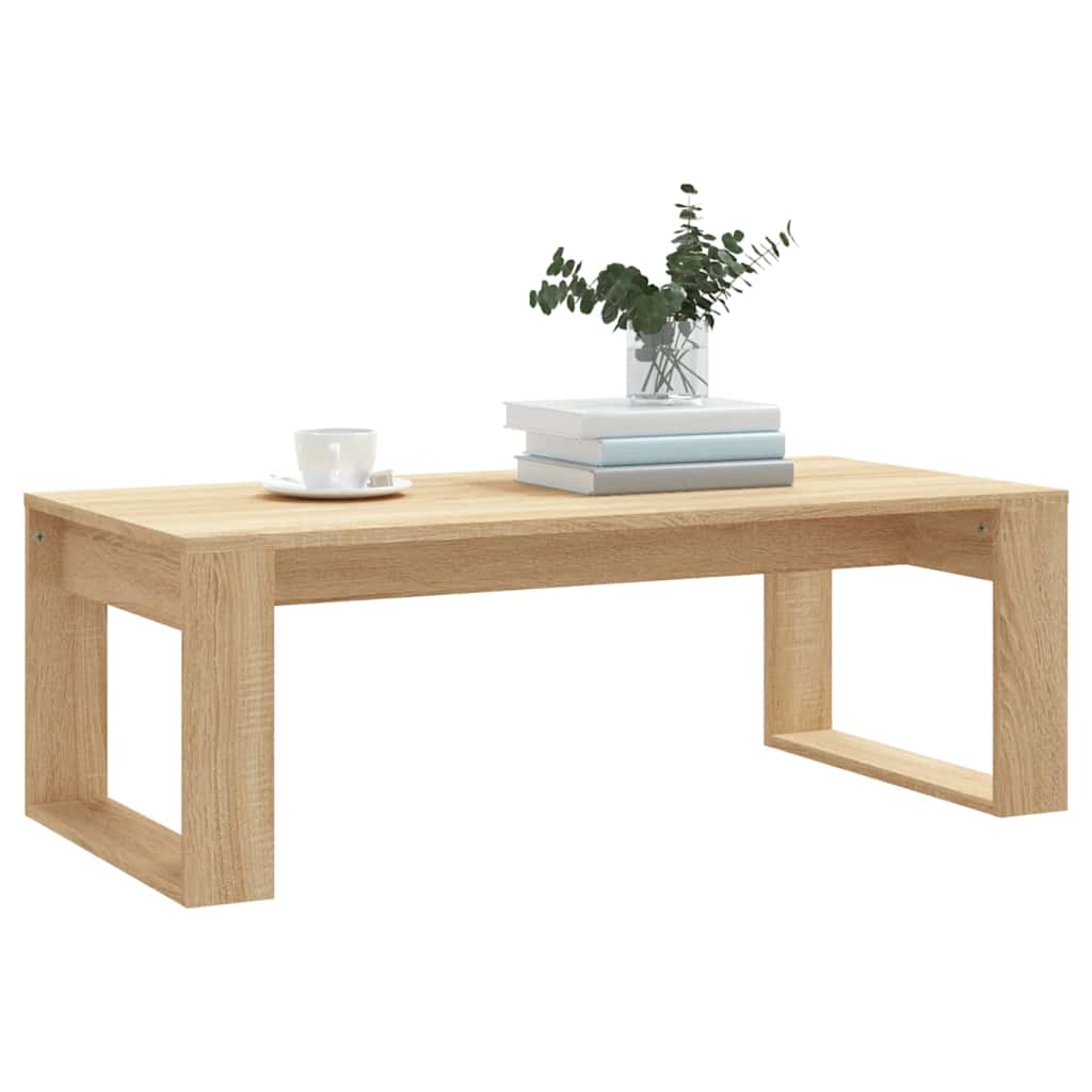vidaXL Coffee Table | Sonoma oak | Engineered wood | 102 x 50 x 35 cm 3