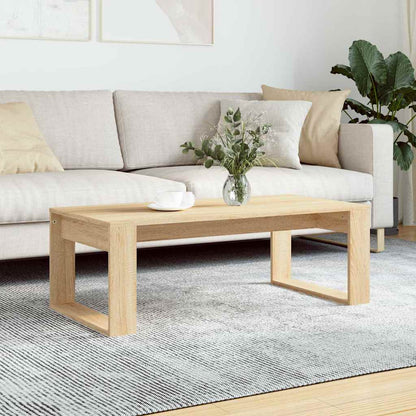 vidaXL Coffee Table | Sonoma oak | Engineered wood | 102 x 50 x 35 cm 1