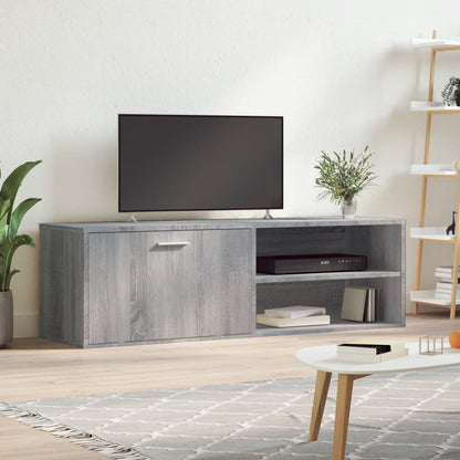 vidaXL TV Cabinet Grey Sonoma 120x34x37 cm Engineered Wood 1