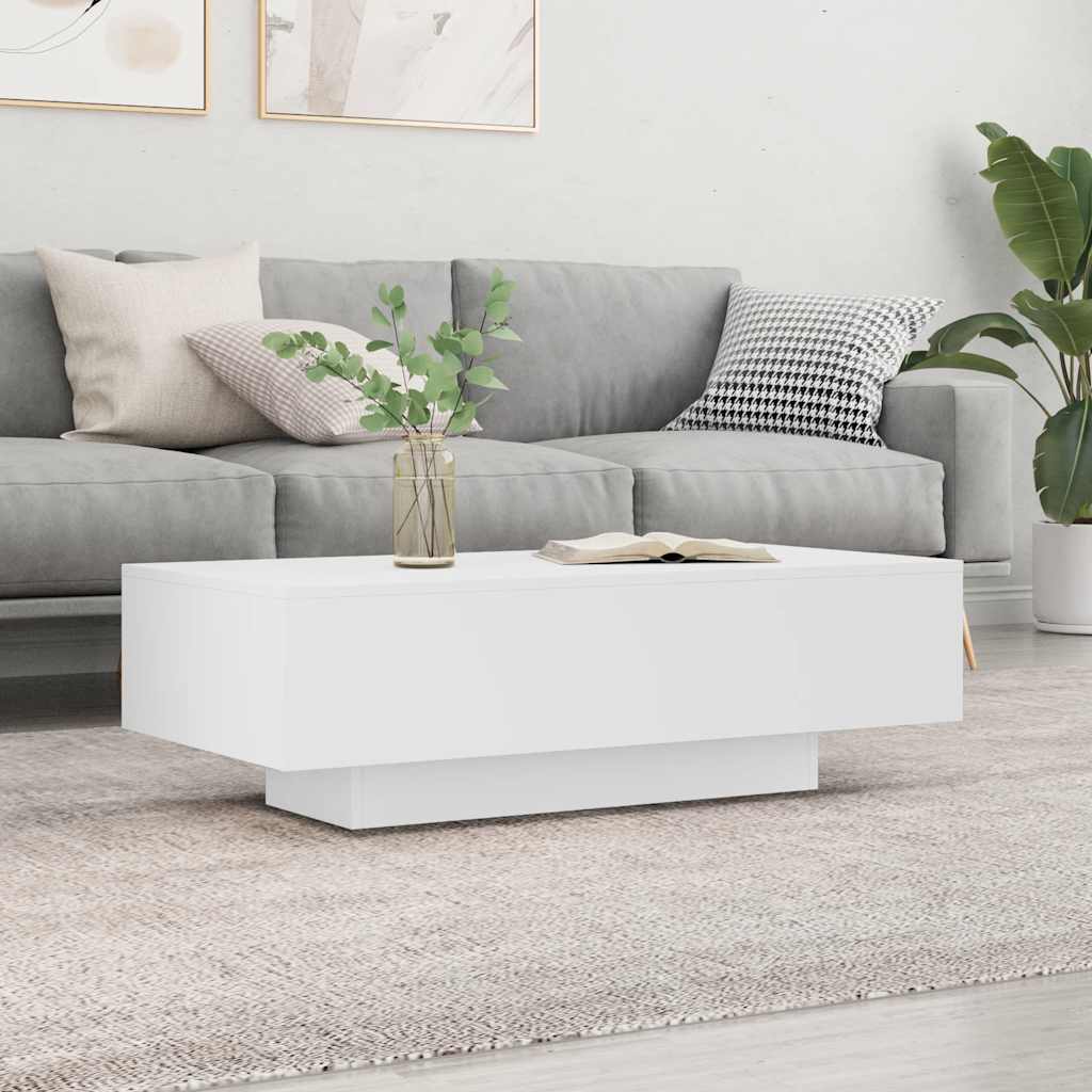 vidaXL Coffee Table | White | Engineered wood | Medium | Minimalistic 1