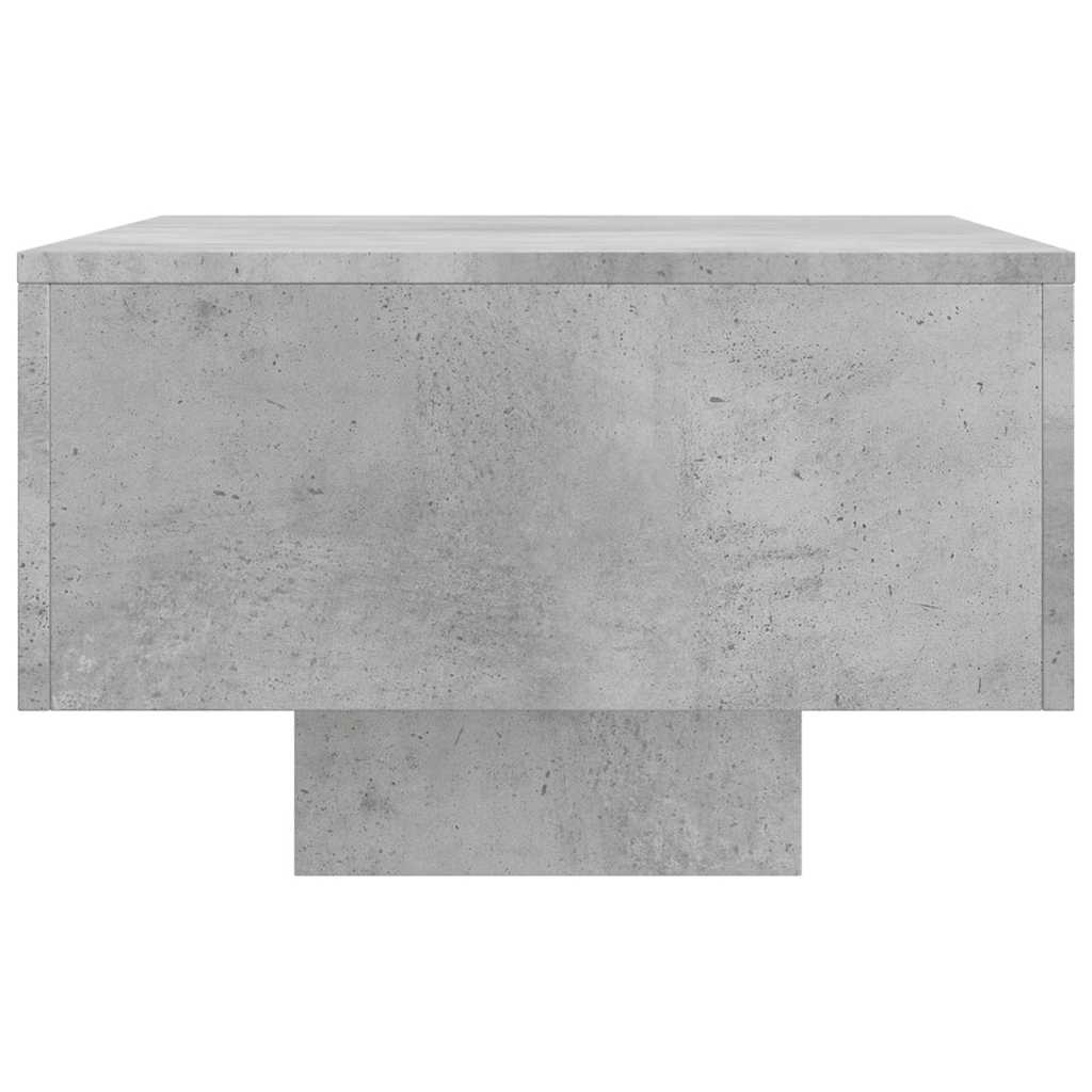 vidaXL Coffee Table Concrete Grey 100x49.5x31 cm Engineered Wood 5