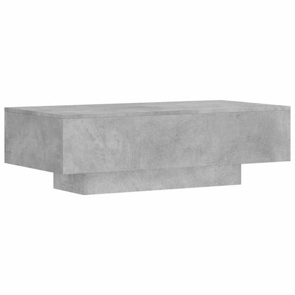 vidaXL Coffee Table Concrete Grey 100x49.5x31 cm Engineered Wood 6