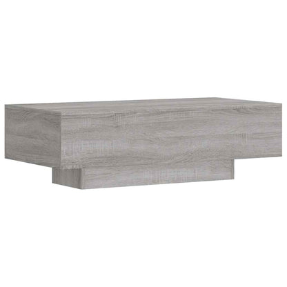 vidaXL Coffee Table Grey Sonoma 100x49.5x31 cm Engineered Wood 2