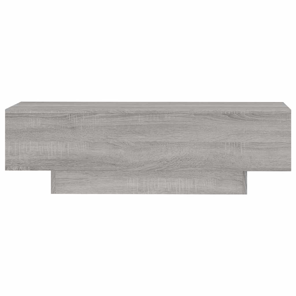vidaXL Coffee Table Grey Sonoma 100x49.5x31 cm Engineered Wood 4