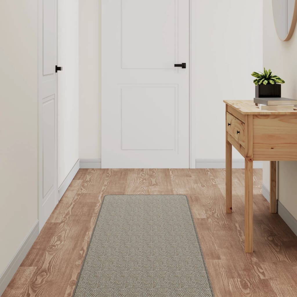 vidaXL Carpet Runner Sisal Look Platina 50x250 cm 1