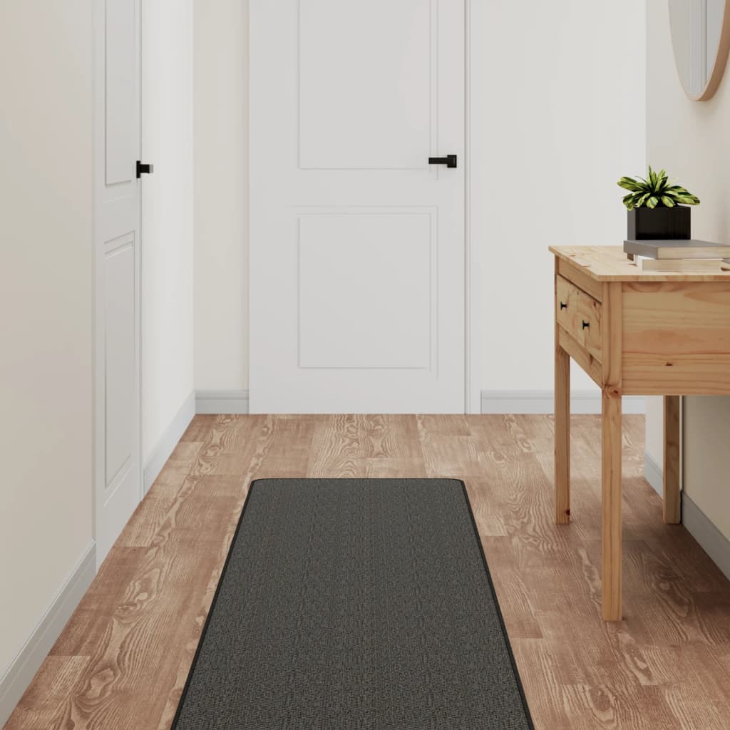 vidaXL Carpet Runner Sisal Look Anthracite 50x300 cm 1
