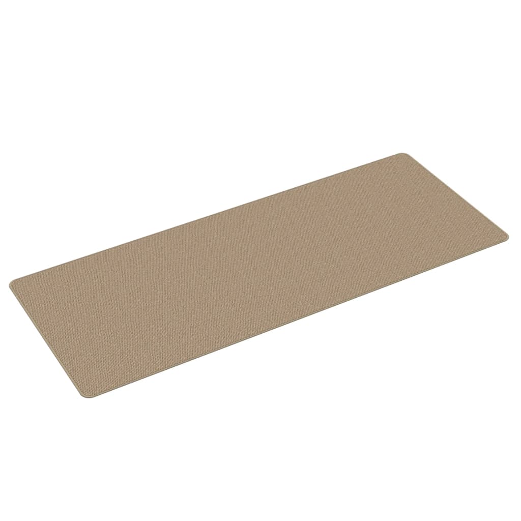 Carpet Runner Sisal Look Width 80 cm Sand 200 cm