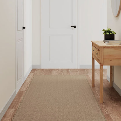 Carpet Runner Sisal Look Width 80 cm Sand 200 cm